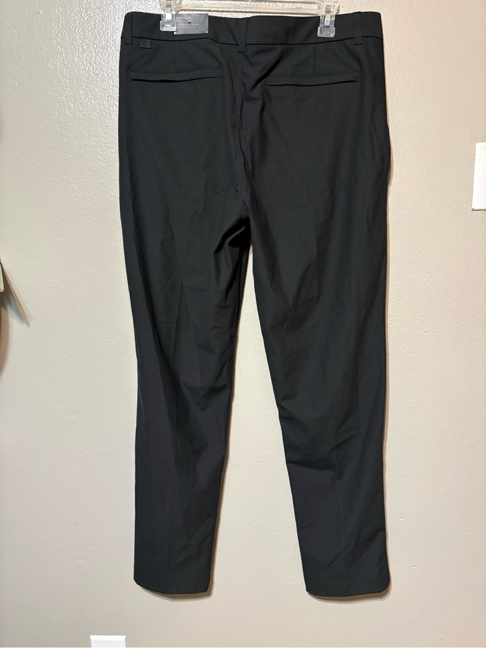 NWT Men's VRST Black Commuter Athletic Fit Pants Size 36 - Picture 5 of 13